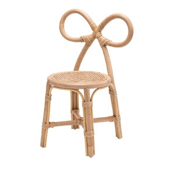 Many Colors Eco Friendly Rattan Kid Chair for bow wholesale Rattan chair child Bamboo