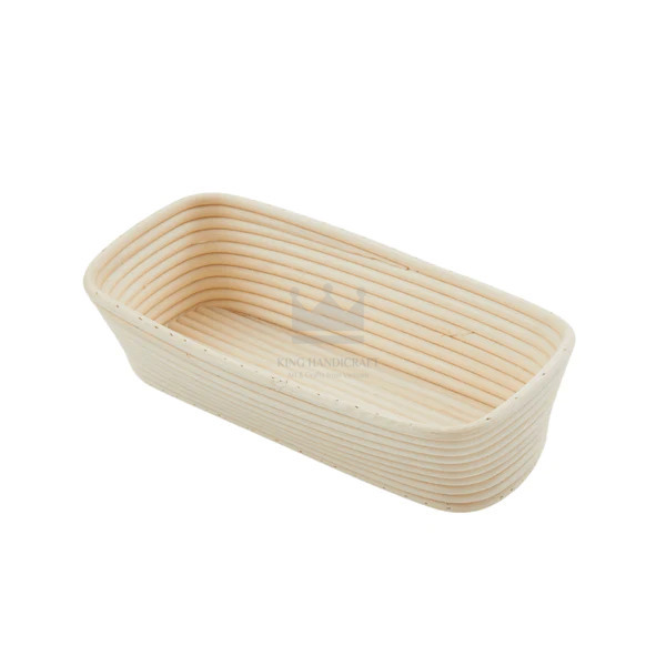 Rectangular Banneton Baskets rectangular handmade Vietnam rattan bread Banneton proofing basket