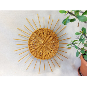 Sun boho wall decor for living room, Gold boho wall decor nursery, Sunburst wall decor bedroom