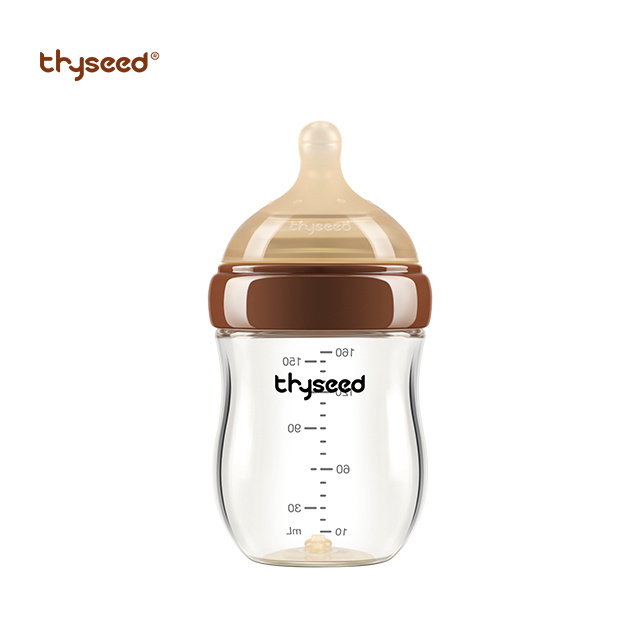 Thyseed Glass Baby Bottle  Newborn Baby Anti-Flatulence Bottle Small Newborn 0 to 10 Months Baby Feeding Bottle