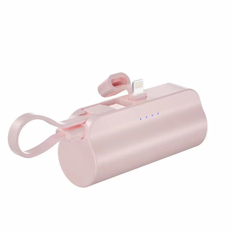 latest products 2023 capsule power bank portable charger for mobile phone for phone ultra thin power bank mini 5000mah