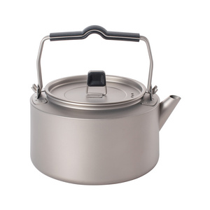 1000ml Titanium ultralight camping kettle