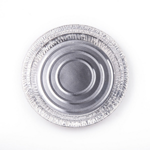 9-Inch Silver Food Grade Aluminium Foil Pans Disposable round Pie Plates for Household Use Food Packing Foil Containers