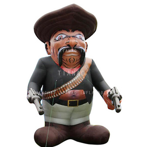 Giant Inflatable cartoon character inflatable cowboy inflatable captain pirate model for events for decoration for advertising