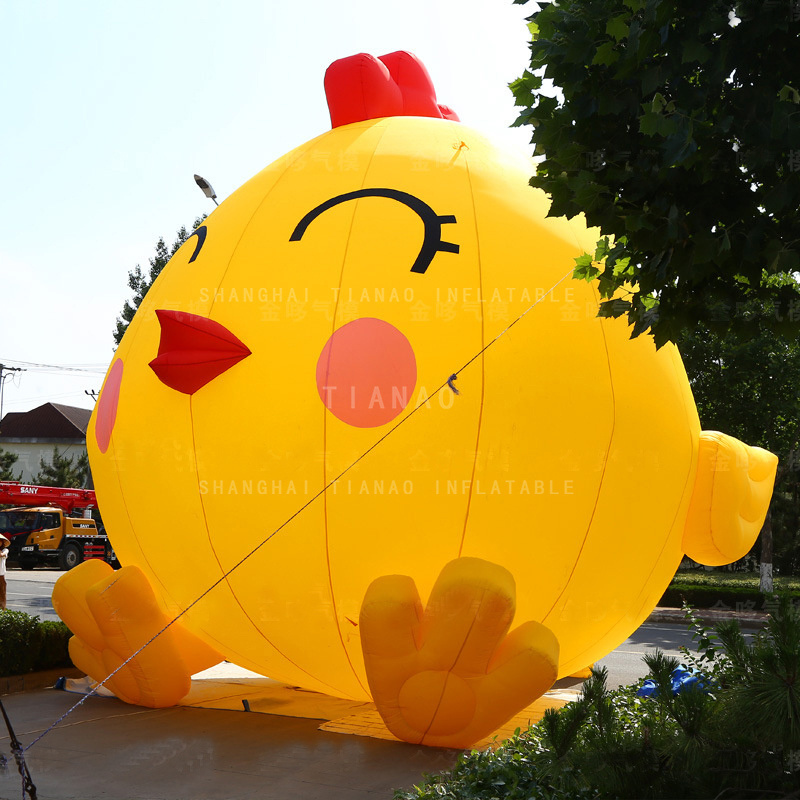 Inflatable Chicken Inflatable Chicken Mascot Inflatable chubby chicken for Decoration or Advertising