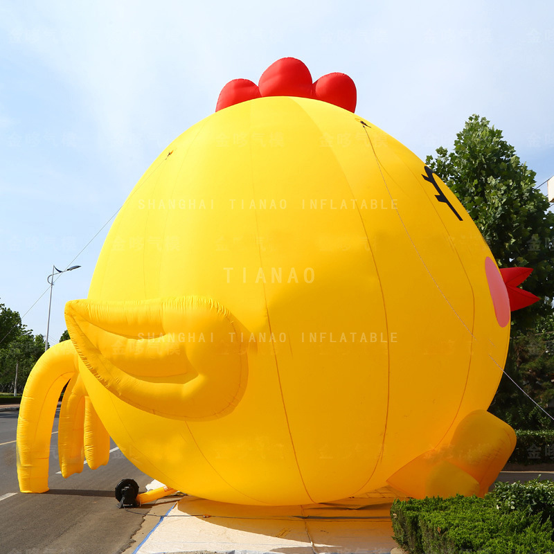 Inflatable Chicken Inflatable Chicken Mascot Inflatable chubby chicken for Decoration or Advertising