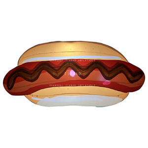 Giant Inflatable hot dog inflatable advertising food model for promotion