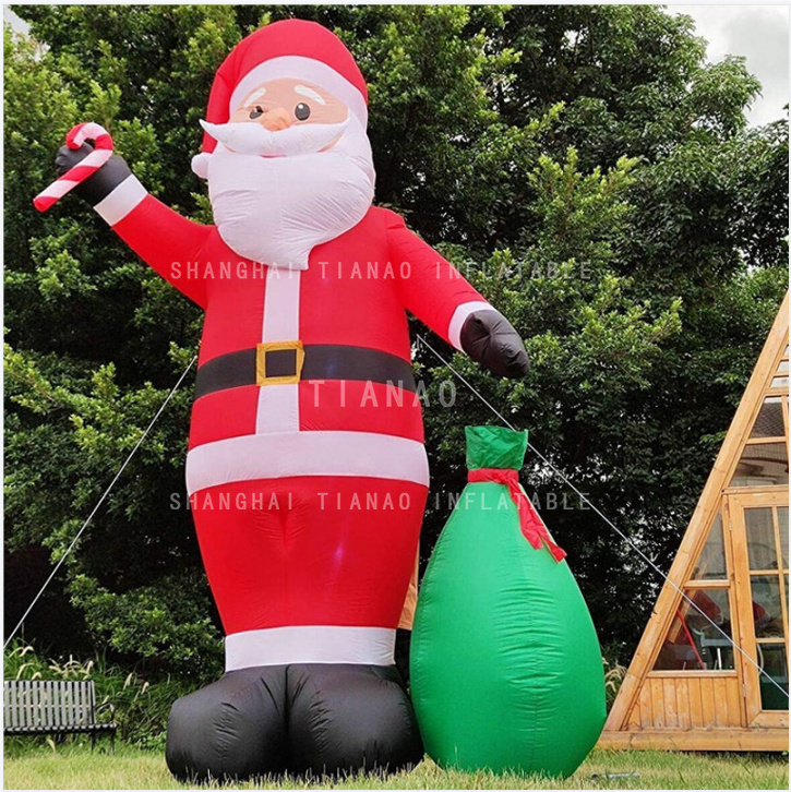 Christmas Advertising Giant Inflatable Santa Claus Custom Inflatable Santa Claus Model