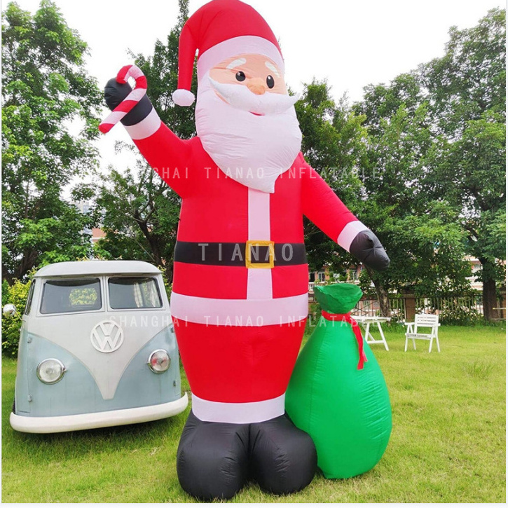 Christmas Advertising Giant Inflatable Santa Claus Custom Inflatable Santa Claus Model