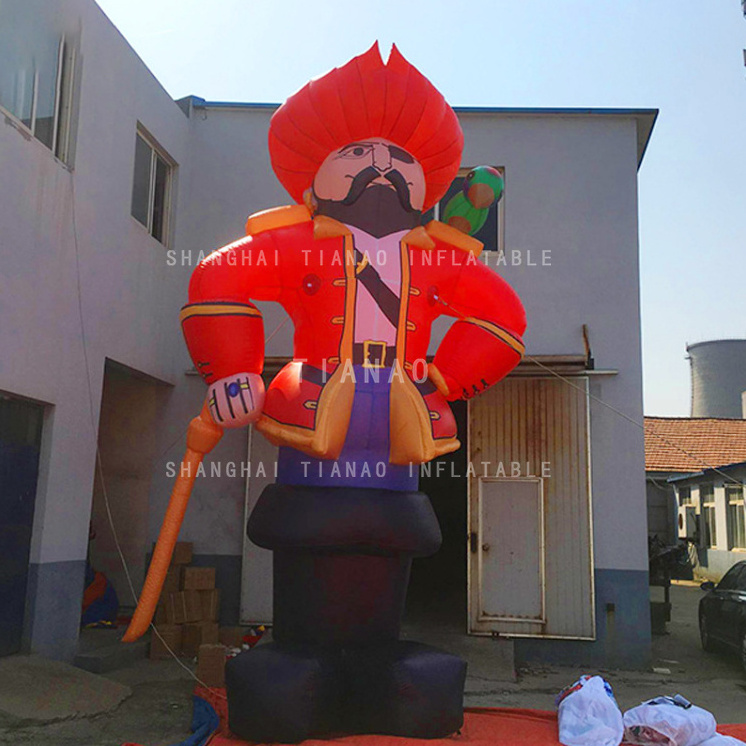 Giant Inflatable cartoon character inflatable cowboy inflatable captain pirate model for events for decoration for advertising