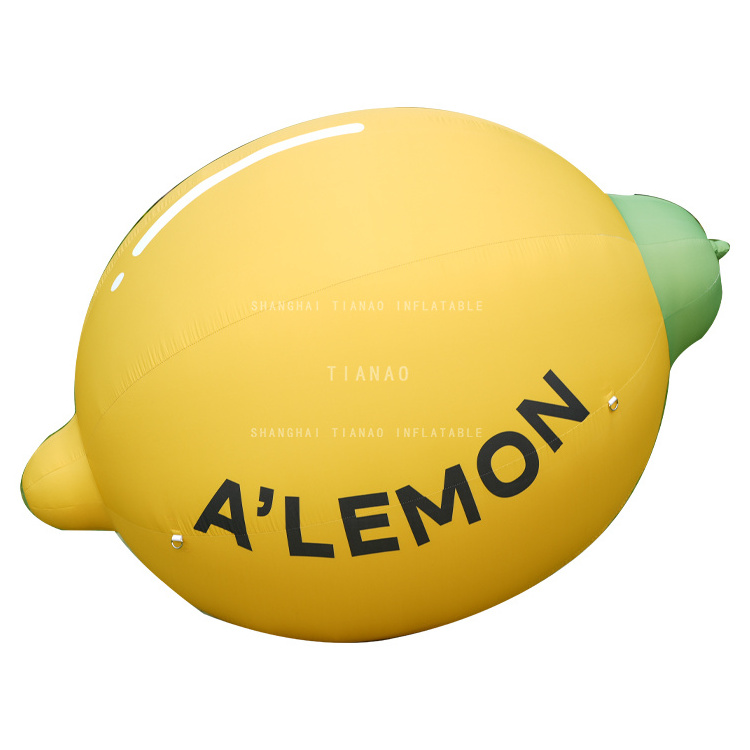 Hot Sale Inflatable Fruit Model Decoration Inflatable Lemon Model Giant Inflatable Lemon For Advertising