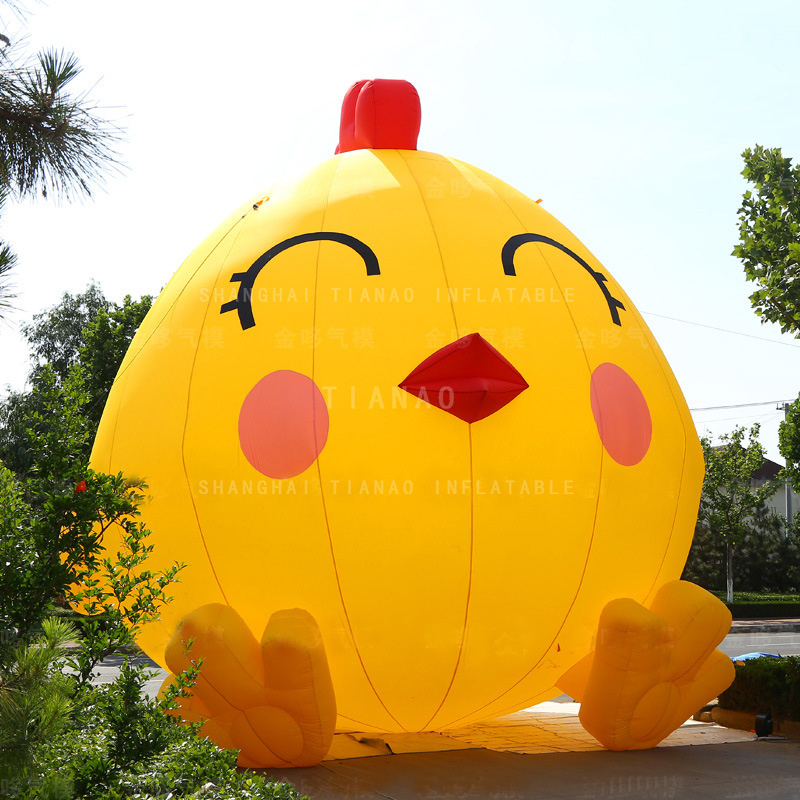 Inflatable Chicken Inflatable Chicken Mascot Inflatable chubby chicken for Decoration or Advertising