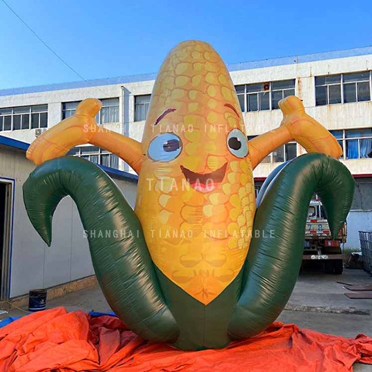 Hot Sale Inflatable Vegetable Model Decoration Inflatable Corn Model Inflatable Eggplant Model For Advertising