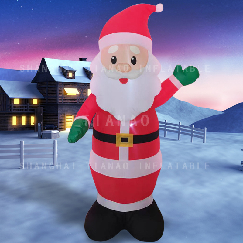 Christmas Advertising Giant Inflatable Santa Claus Inflatable Santa Claus Model Inflatable Christmas Santa Claus