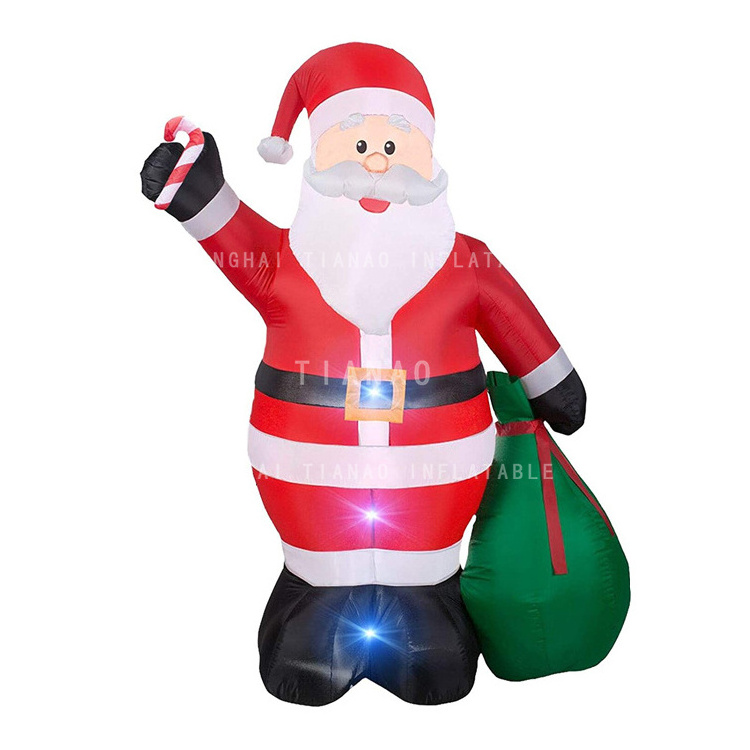 Christmas Advertising Giant Inflatable Santa Claus Custom Inflatable Santa Claus Model