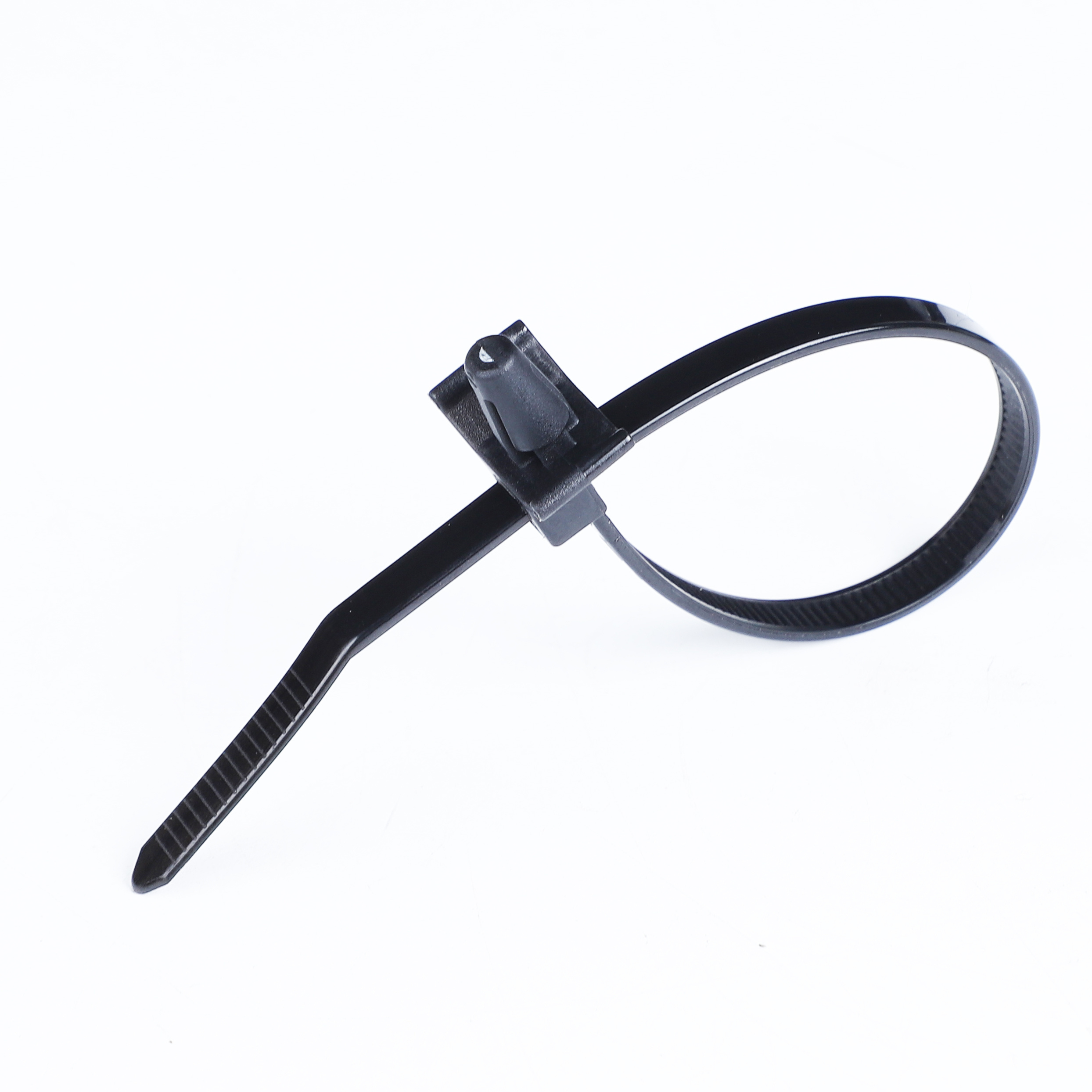 Hot selling PA66 self-locking AUTO plastic ties and nylon Push Mount Tie