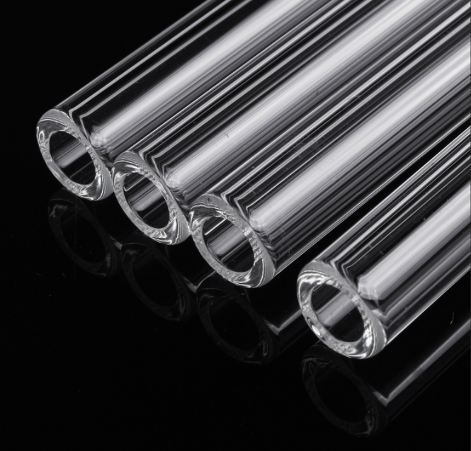 Wholesale hot sale customized sizes high temperature glass tube pipes