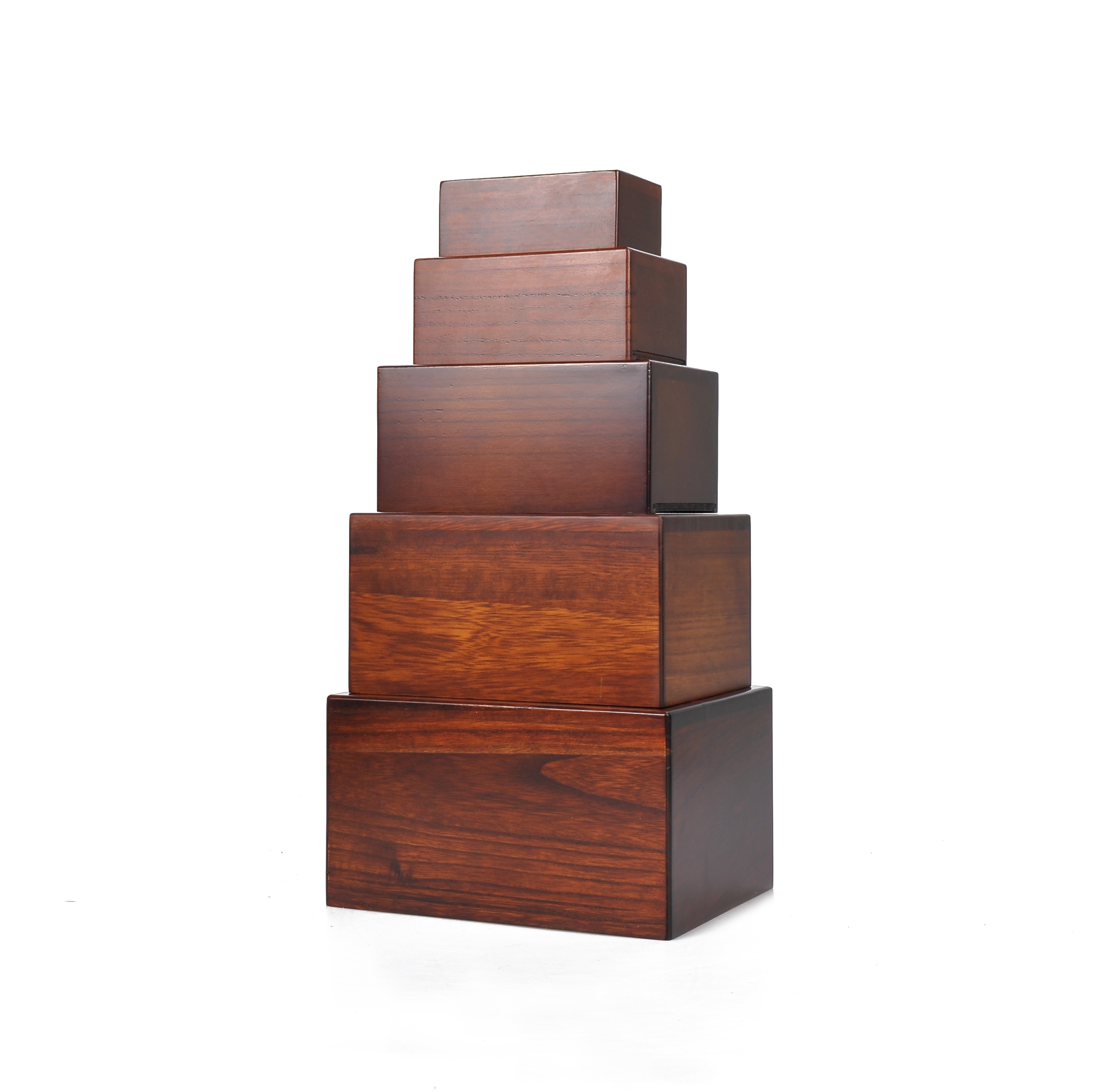 customization oem Wood Pet Urns  Memorial Wholesale Cremation Ashes Coffin factory