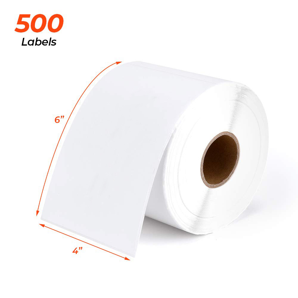 Free Sample hot sell A6 100x150 Thermal Sticker Paper Adhesive Label for Thermal Printer Waybill