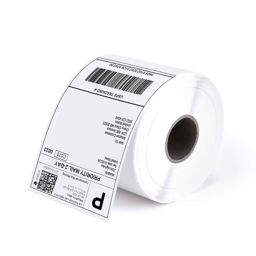 Free Sample hot sell A6 100x150 Thermal Sticker Paper Adhesive Label for Thermal Printer Waybill