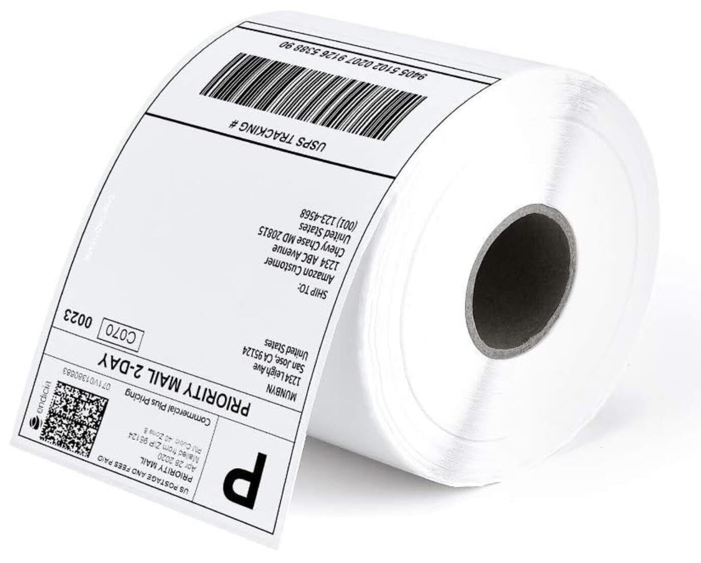 Cost-effective Waterproof Thermal Shipping Labels Printer 4x6 Sticker Fold A6 Direct Thermal Waybill Label Paper