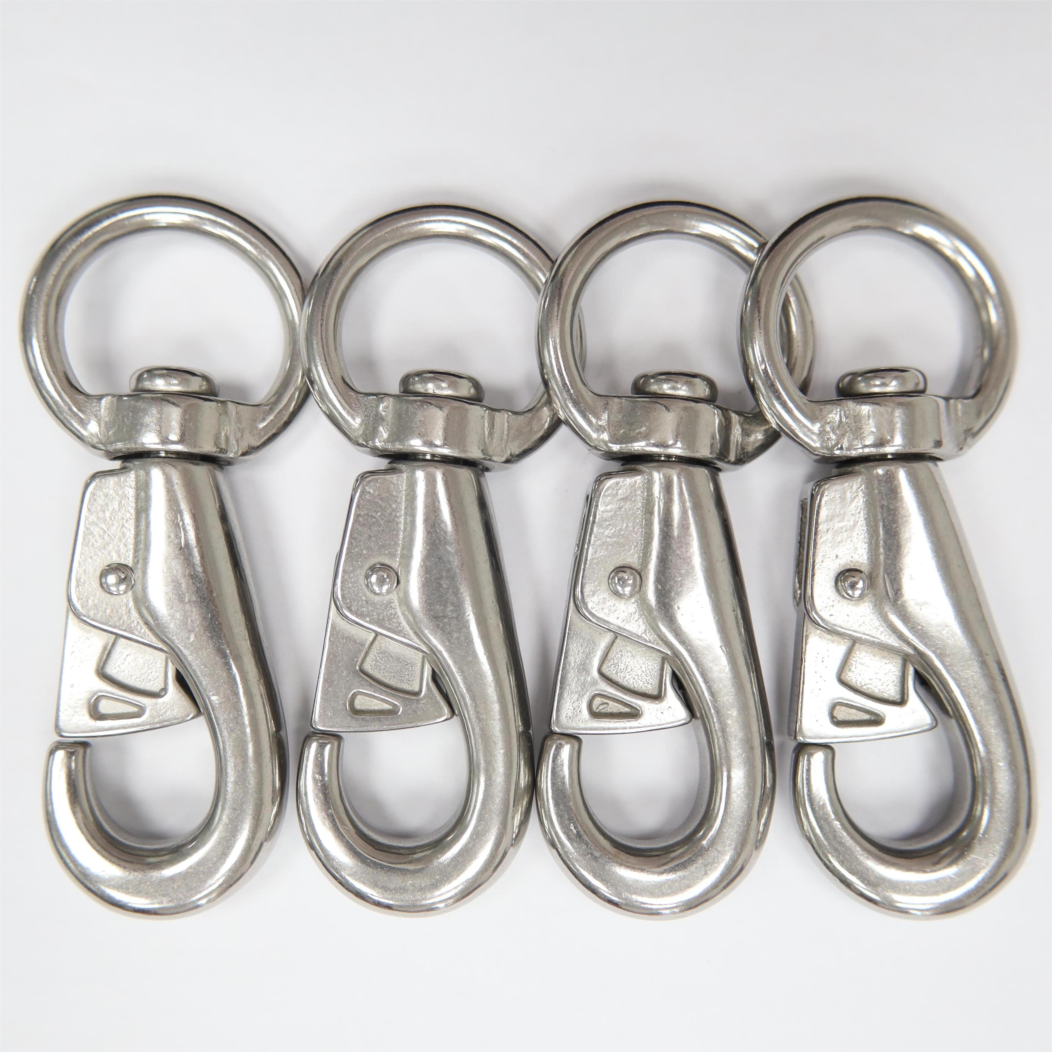 Whole Sale Corrosion Resistance Stainless Steel Swivel Snap Hook Carabiner