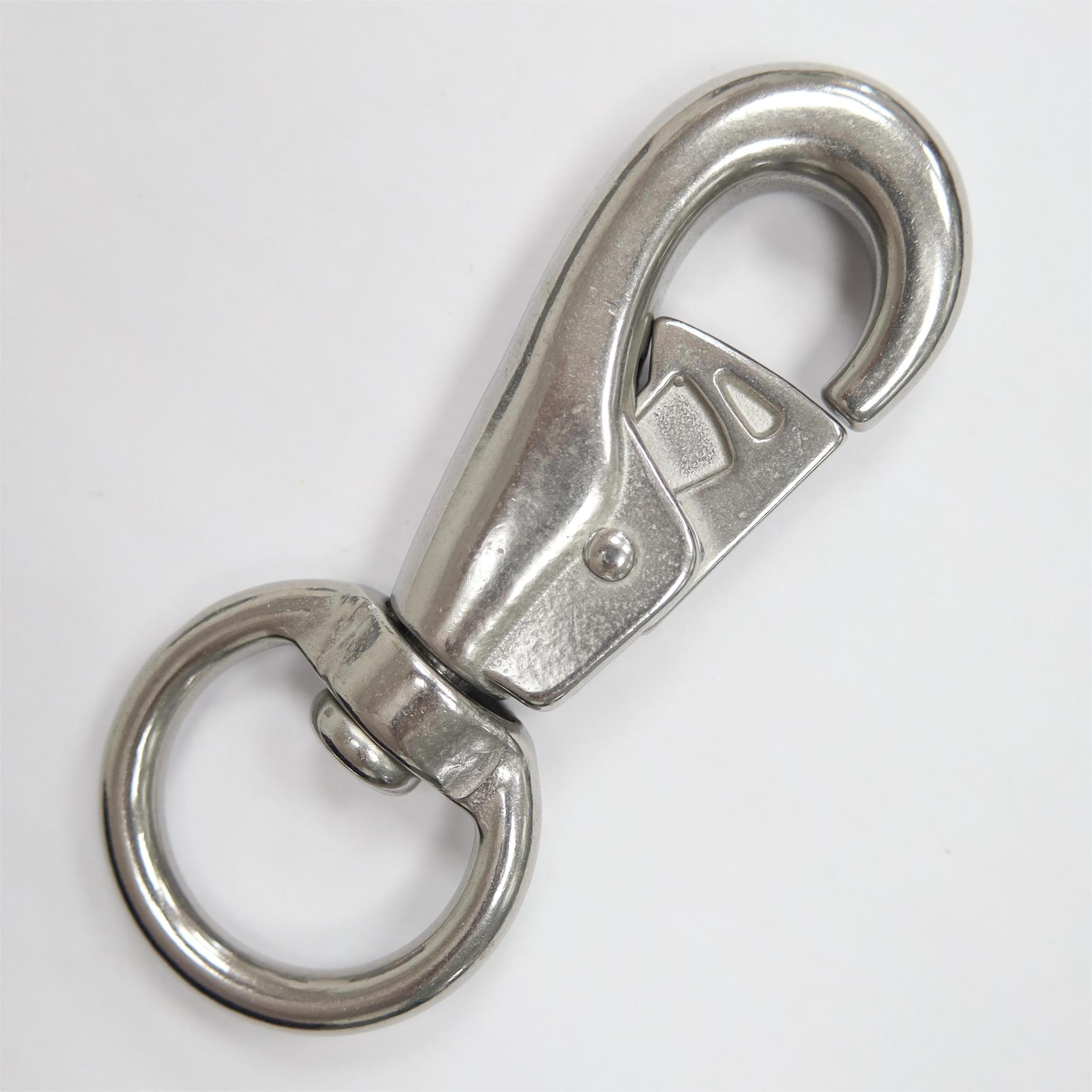 Whole Sale Corrosion Resistance Stainless Steel Swivel Snap Hook Carabiner