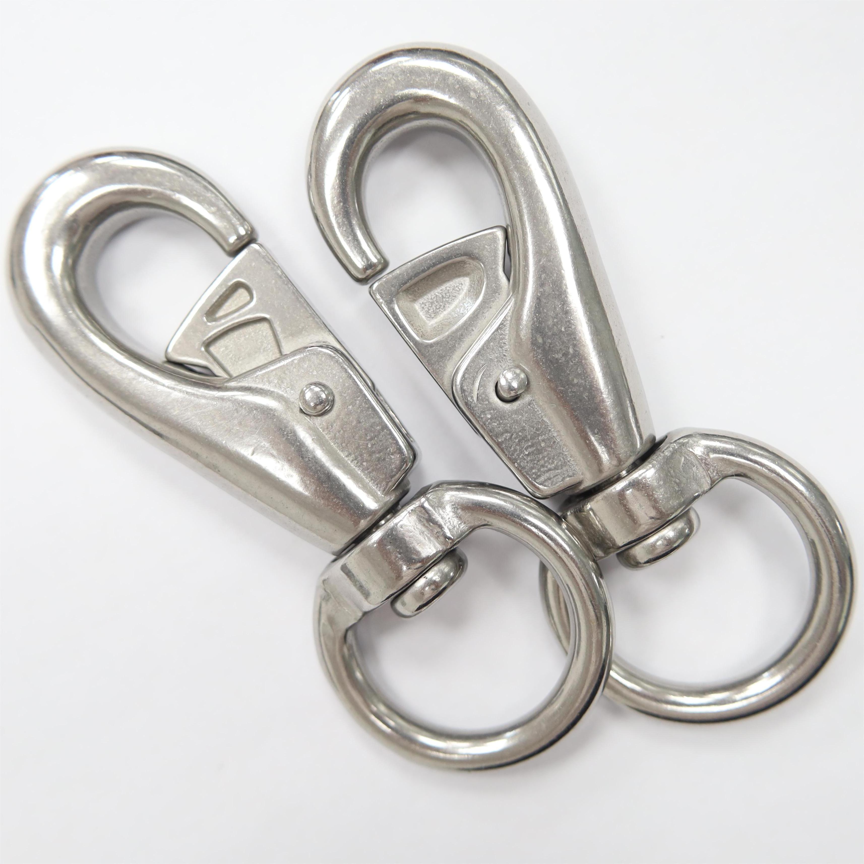 Whole Sale Corrosion Resistance Stainless Steel Swivel Snap Hook Carabiner