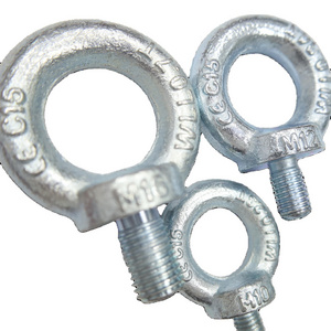 M16 M12 M10 M8 DIN 580 Shoulder Eye Bolt Galvanized High Strength Metric Size Lifting Screw