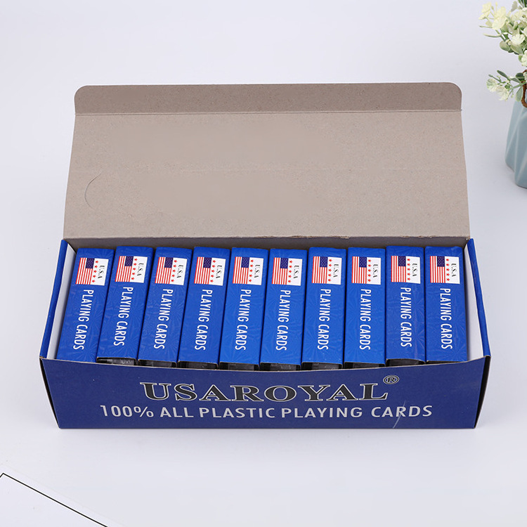 TC Double-sided Frosted PVC Waterproof Printable Playing Cards Cards Pvc Red Black Blue Green Optional 0.3mm Pvc Play ing Card