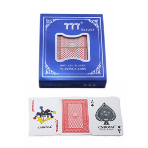 Fashion black poker cards barajas de cartas bangladesh playing card Good Quality