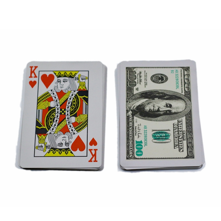 Factory Direct High Quality design pvc playing cards customized souvenir printing casino recycled cards/poker/deck of on sale