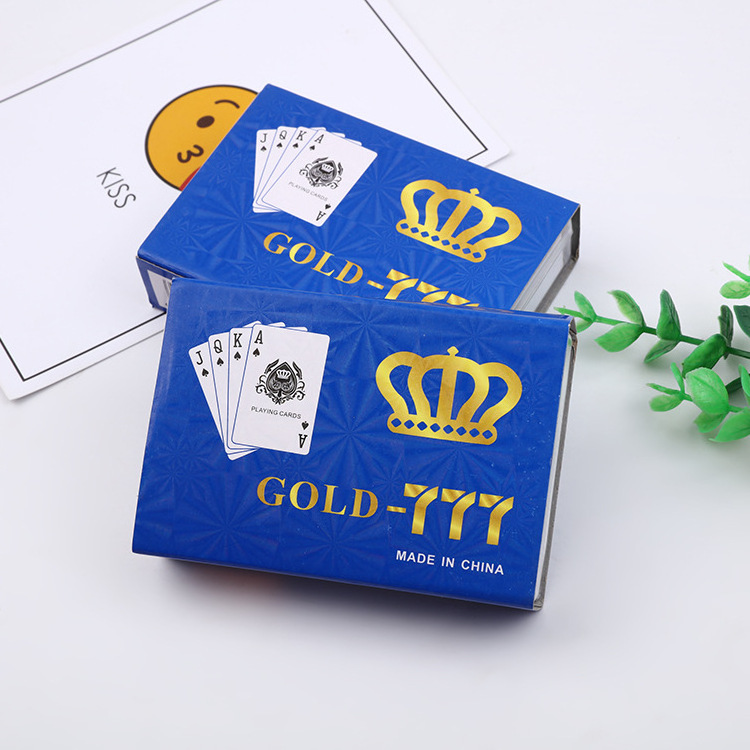 TC Waterproof Sublimation gold 777 playing cardscarbon fiber playing cardspaper game playing cards