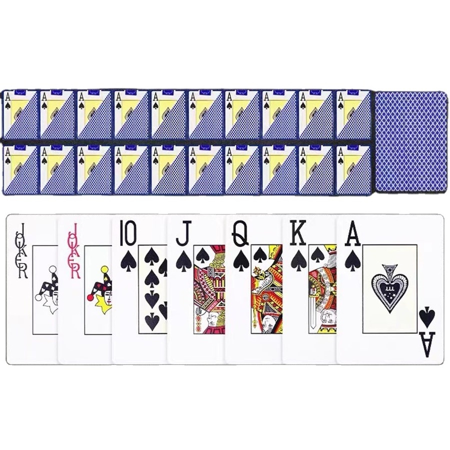 Poker Deluxe Casino Grade smooth Pvc Plastic Poker poker Table Playing Cards