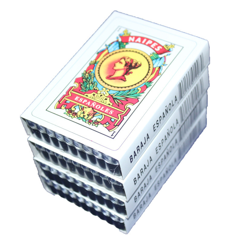 OEM ODM Professional Custom Spanish  For Poker Playing Cards spanish Playing Cards 50 card For Poker