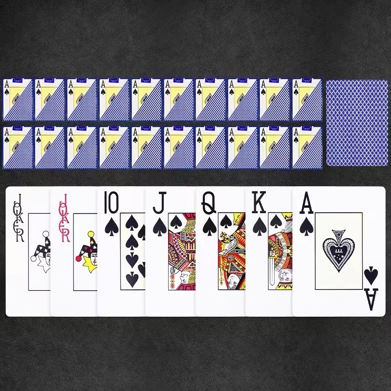 Waterproof Sublimation gold 777 playing cardscarbon fiber playing cardspaper game playing cards