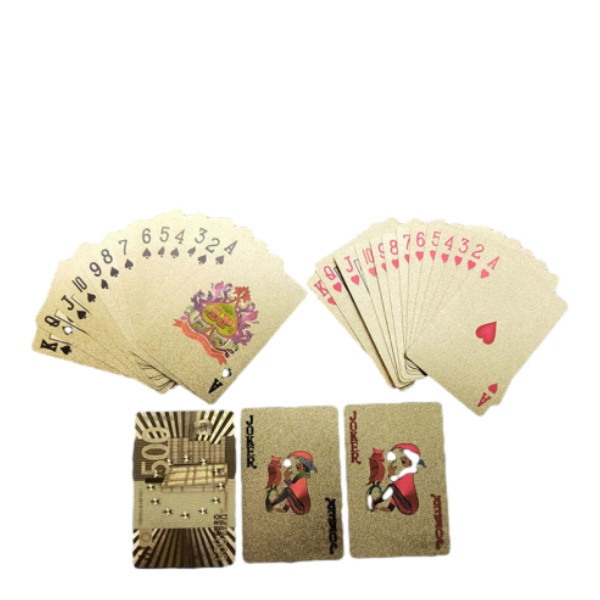 TC 24k Gold Poker Cards Dubai Burj Al Arab Poker Dubai Traveling Souvenir Gifts with red wooden gift box