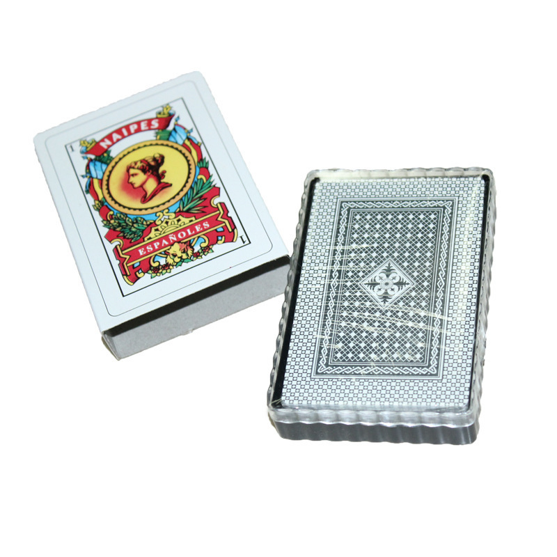 China Manufacturer Custom Printing Cards Poker Naipes Playing Cards Spanish Playing Cards