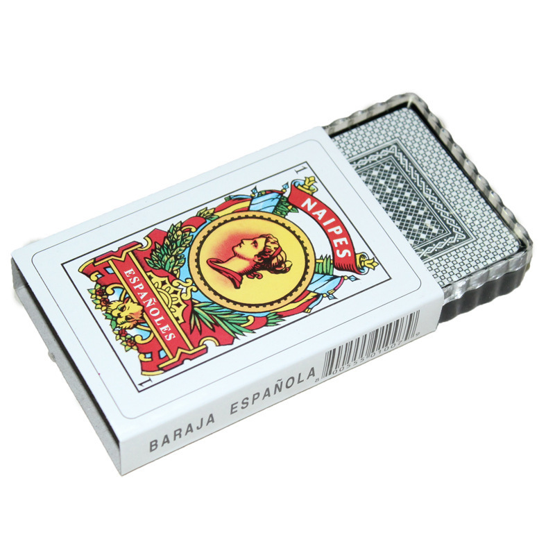 China Manufacturer Custom Printing Cards Poker Naipes Playing Cards Spanish Playing Cards