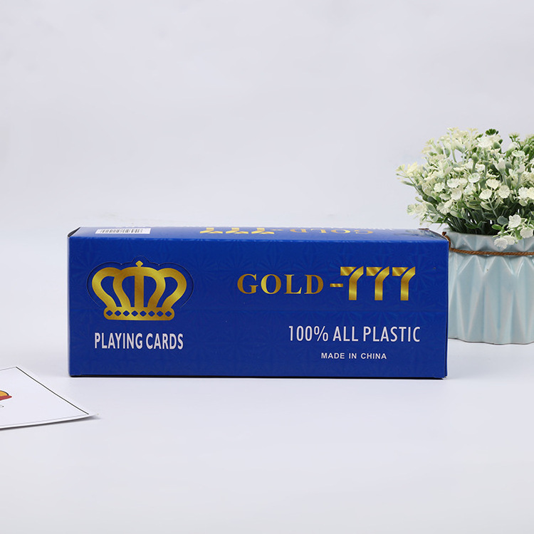 TC Waterproof Sublimation gold 777 playing cardscarbon fiber playing cardspaper game playing cards