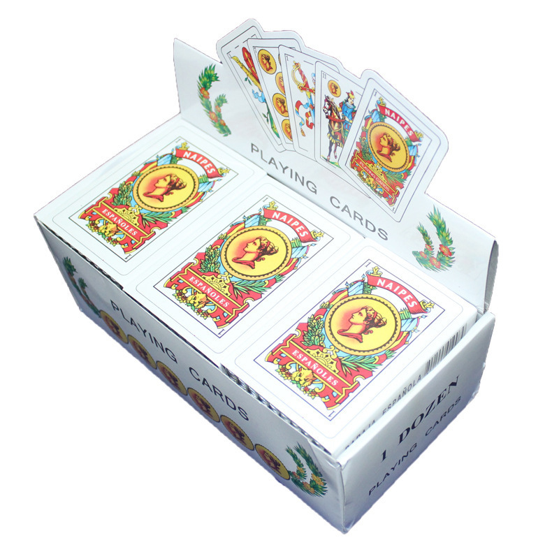 OEM ODM Professional Custom Spanish  For Poker Playing Cards spanish Playing Cards 50 card For Poker