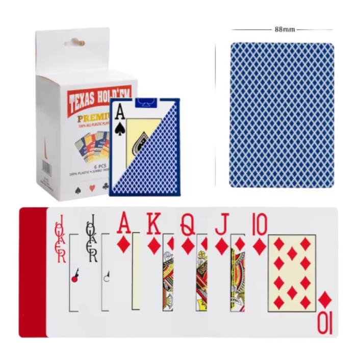 Waterproof Playing Card Texas Poker Playing Cards