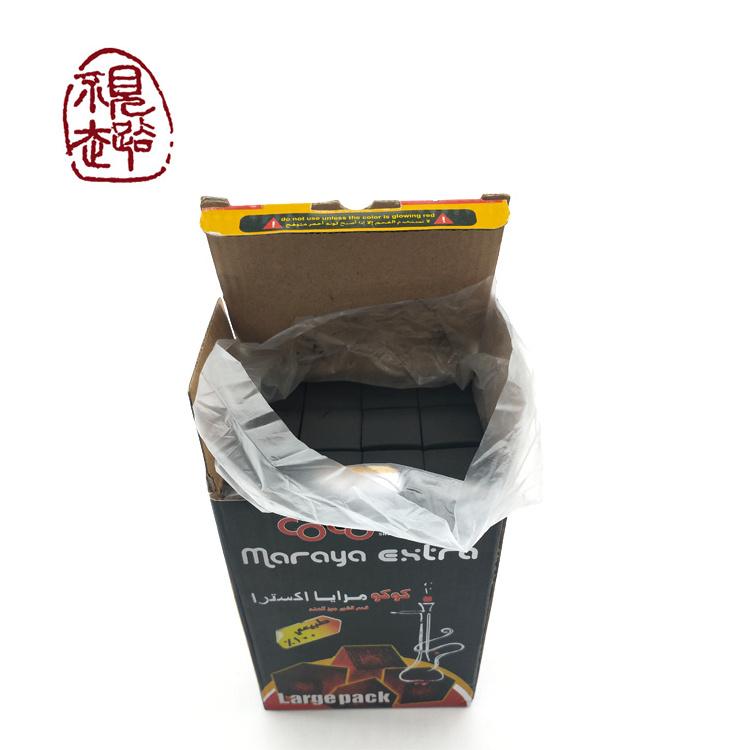 coconut shell cube charcoal hookah 100% coconut shell factory wholesale