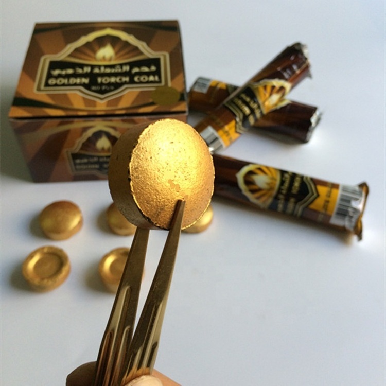 Golden torch shisha hookah charcoal coal