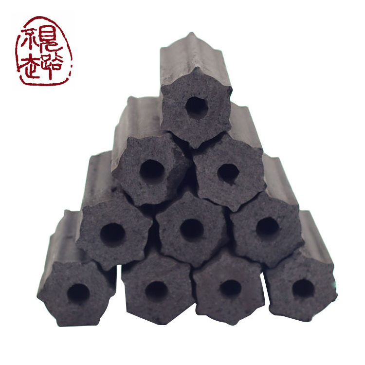 Factory price industry saw dust coconut charcoal hexagonal