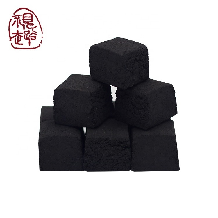 Free samples halaban coconut bamboo powder cube hookah shisha charcoal