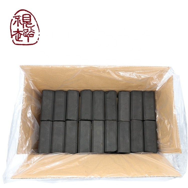 Tiancheng BBQ hardwood hexagonal charcoal for barbecue briket long burning time natural coal less ash