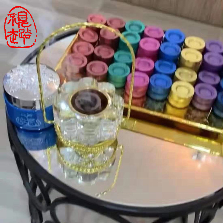 TC machine made charcoal for incense shisha colorful support customization high quality coal quick ignition