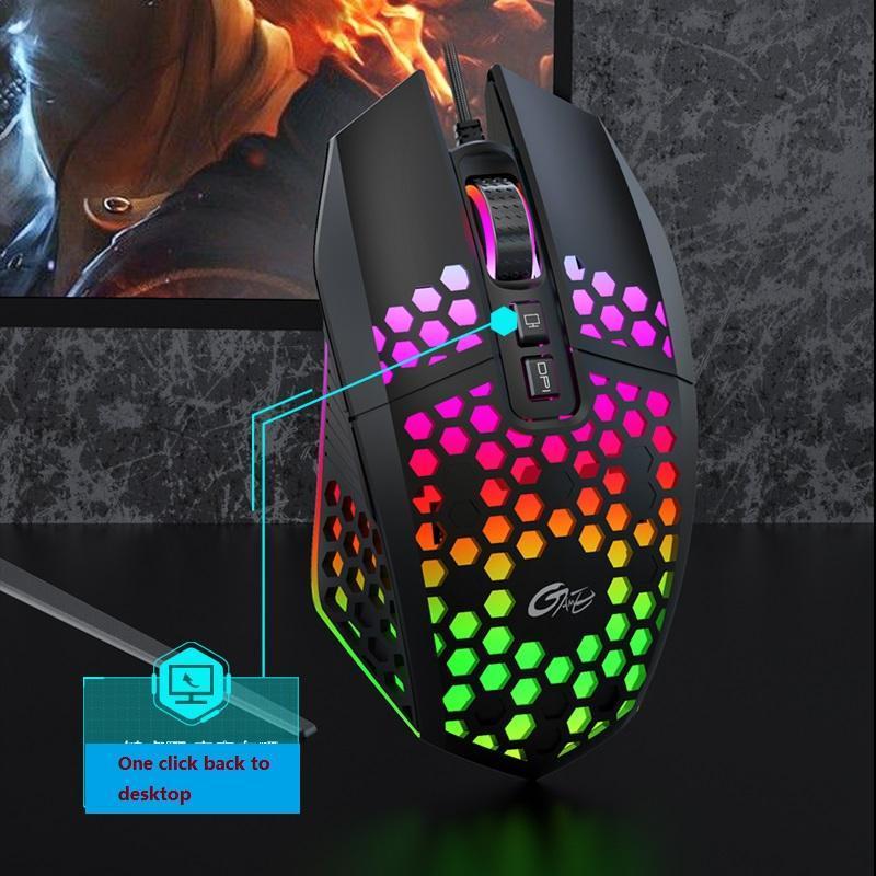 Best Selling Promotional Price gaming mouse Computer Accessories Game Mouse  Wired Ergonomic Glowing Gaming souris Mouse