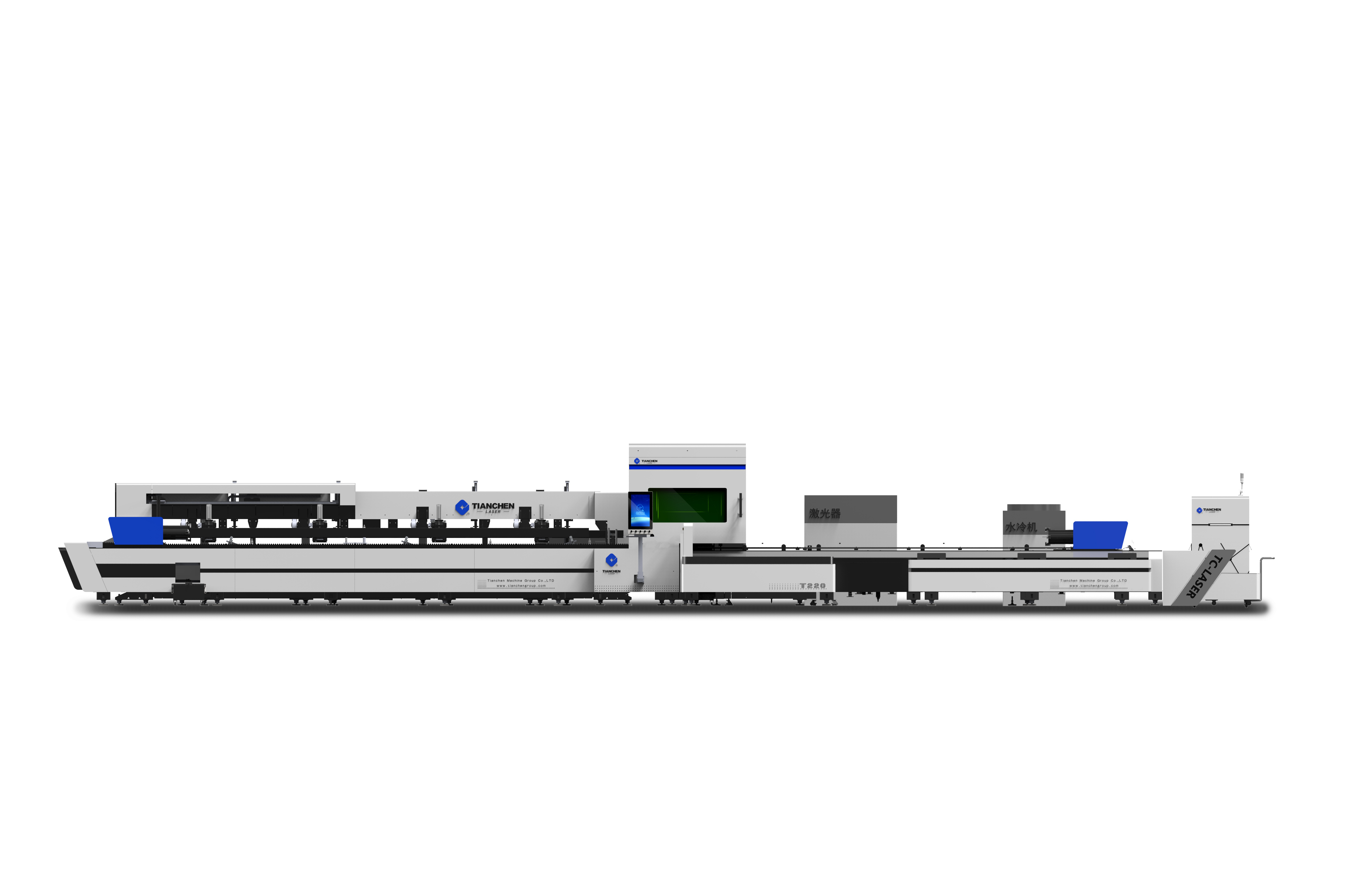 Fiber Laser Cutting Square and round Tube Equipped pneumatic Cutting Pipe Metal Pipe Laser Cutting Equipment Japan motor